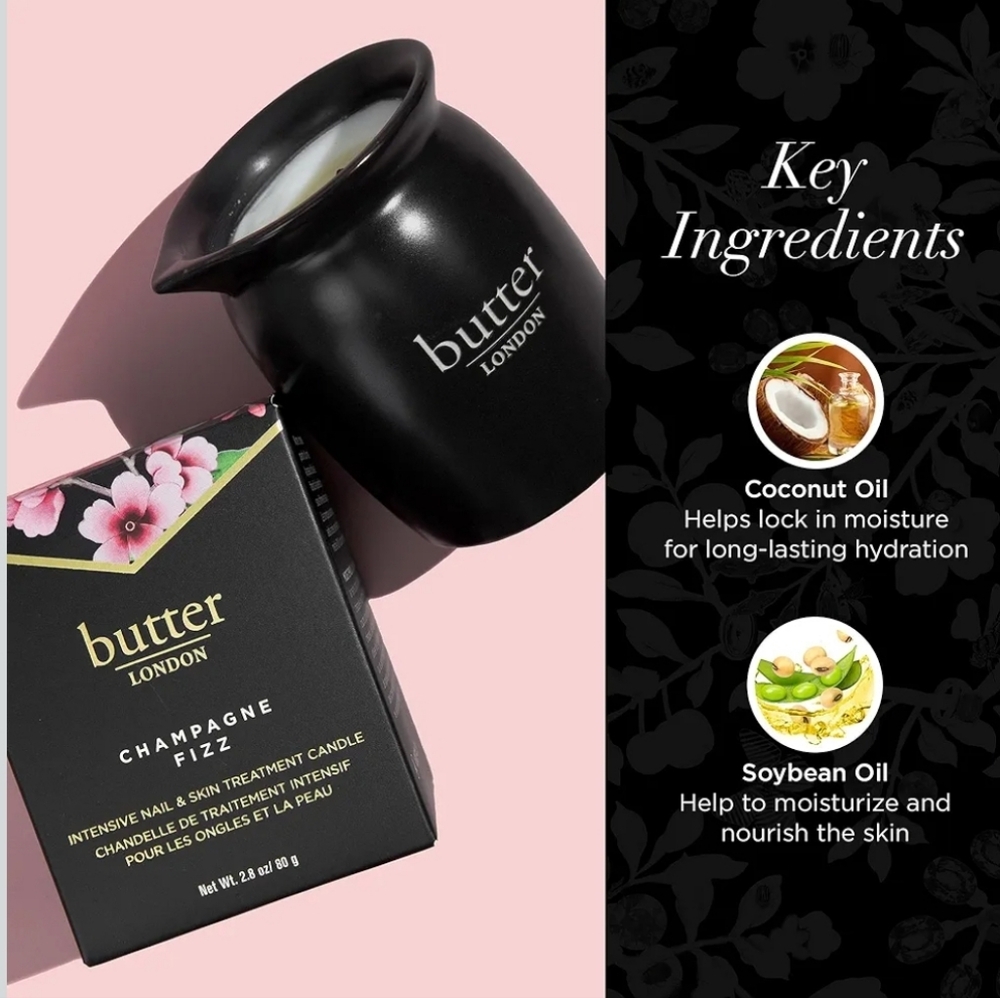 Butter London Champagne Fizz Manicure Candle - Picture 4 of 10